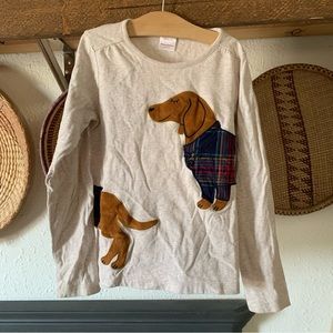 Hanna Andersson wiener dog/dachshund shirt